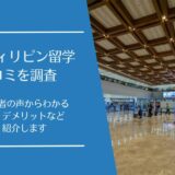 APSEフィリピン留学の口コミ