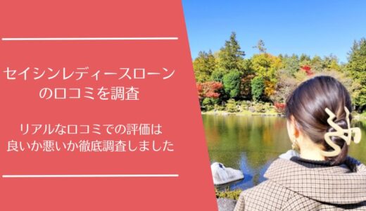 セイシンレディースローンの悪い口コミから良い評判まで徹底調査！実際の利用者の評価は？