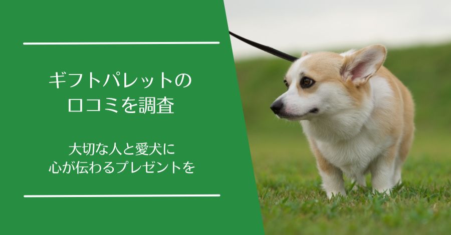 犬専用カタログギフト「ギフトパレット」の口コミ