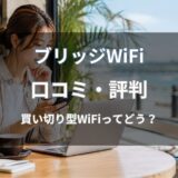 ブリッジWiFiの口コミ・評判は？利用者の声やメリット・デメリットを紹介