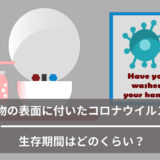 新型コロナウイルスの生存期間